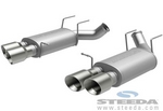 Axle-back Exhaust w/ Quad Tips (13-14 GT500)